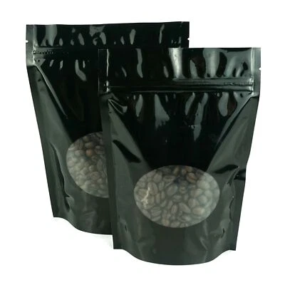 Coffee Packaging Bags, Glossy Mylar Bags with Valve, Odor Free Coffee Pouches