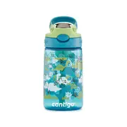 Contigo 414ml Kids Autospout Dinosaur Water Drink Bottle with Straw- Dishwasher Safe and BPA Free- Perfect For Kids Activities/ School/ Trips
