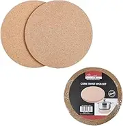 [2PK] LYLAC Cork Trivet 2PCS Set 18CMX5MM