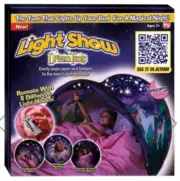 Light Show by DREAM TENTS Pop-Up UNICORN TENT◉8 Lights Up Settings◉Fastens 2 Bed
