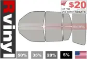 Rtint Precut Window Tint Kit for Volkswagen Golf 1993-1999 (4 Door) (for: Volkswagen)