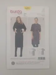 Burda Sewing Pattern 6451 Women's Dress Pattern Size US 8-18 EUR 34-44 NEW