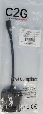 C2G 8in Mini DisplayPort Male to VGA Female Active Adapter Converter PC