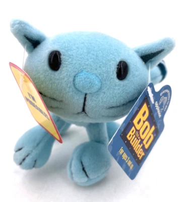 Applause-Bob the Builder Plush Poseable Doll - Pilchard 6" #40928