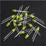 200 PCS Diffused LED 3MM YELLOW COLOR YELLOW LIGHT Super Bright NEW