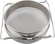 Big Stainless Steel Double Layer Honey Sieve Strainer Filter Set with Adjustable ARMS Universal Fitting Honey EXTRACTING