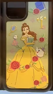 Disney Park Beauty & The Beast Belle iPhone 14 Pro Max/iPhone 15 Pro Max Case