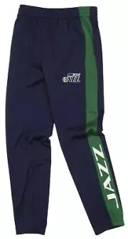 OuterStuff NBA Youth Boys Side Stripe Slim Fit Performance Pant, Utah Jazz