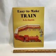 1992 Vintage Easy-to-Make TRAIN UNCUT Dover Publications By A G Smith Booklet