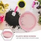 Multi-use Soil Sieve Sifter 3mm Screen Filter Compost Portable Round Sifting