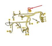 AUDI E-TRON GT Front End Wiring Set 9J1971073 NEW GENUINE