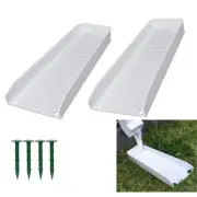 Rain Gutter Downspout Extension, Downspout Splash Block Gutter Splash Guards ...