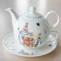在飛比找蝦皮購物優惠-出口歐美下午茶茶具套裝 茶壺 杯碟 英式骨瓷茶具單人杯壺陶瓷