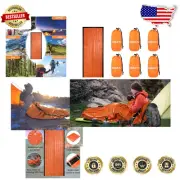 Lightweight & Portable 8-Pack Survival Bivy Sack Blankets for Camping Adventures