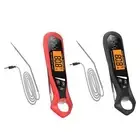 Instant Read Meat Thermometer with High Temperature Alarm for Deep Frying