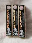 3 NEW Soap & Glory Peach Pout Balmy Lipstick Peach for Sky Ball Freedom Shades