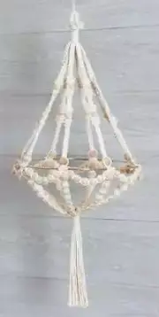 Macrame Hanging Kit Beaded Chandelier