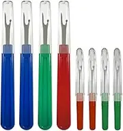 WELANE Seam Ripper, 8 PCS Stitch Ripper for Removing, Cutting, Sewing, Crafting (2 Kinds)