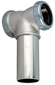 5 Pack 1-1/2-Inch O.D. Tube Slip Joint Kitchen Drain Center Outlet Tee/Tailpiece