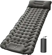 Inflatable Camping Pad,Backpacking Sleep Mat | Self-Inflating Airbed Mattress Compact Portable for Camping Travel Backpacking Hiking Tent