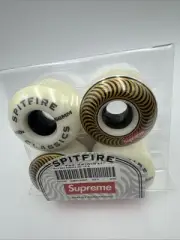 New Supreme x Spitfire Skate Wheels (Set of 4) Gold - 58mm