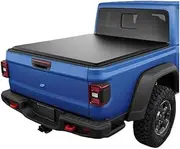 ATATQH Soft Roll-Up Tonneau Cover Truck Bed Covers Compatible for Jeep 2020-2024 Gladiator JT 5FT Bed ; Lightning | 5' (60.3") Bed |