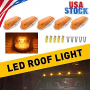 5pcs Yellow Lens Cab Marker Roof Light Amber LED for Ford F Super Duty 73-97 GUS