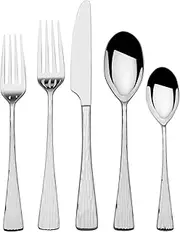 [Mikasa] Novaro 20-Piece 18/10 Stainless Steel Flatware Set, Service for 4