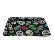 Decorative Remote Side Table Catrina Celebration Decoration Snack metal Tray