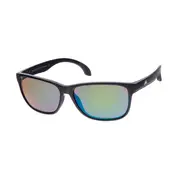 MAKO MISTRAL 9609 Matte Black Frame Rose HD Glass Lens Green Mirror Sunglasses
