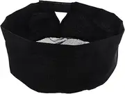 [Minkissy] Unisex Kitchen Chef Hat Comfortable Food Service Cap for Chefs and Waiters Stylish Design Appearance for Hotels and Restaurants Black