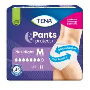 Tena Plus Night Protect+ Pants Medium 12 Pack