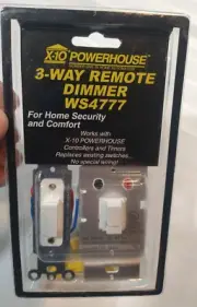 X-10 WS4777 3-Way Wall Dimmer Module 500W Remote Control SmartHome Home Security
