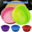 4/6/8 Inch Silicone Round Cake Pan Tins Non-stick Baking Tray Bakeware Mould DIY
