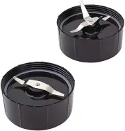 Replacement Parts for Magic Bullet Blender 250W,2 Pcs Set Cross Blade & Flat ...