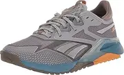 [Reebok] Women's Nano X2 Tr Adventure Cross Trainer, Pure Grey/Trek Grey/Steely Blue, 8 US