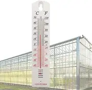 Temperature Gauge,Wall Indoor Outdoor Weather Temperature | Indoor Outdoor Weather Temperature Gauge for Greenhouses, Homes, Offices Yongbao