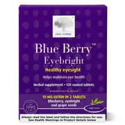 New Nordic Blue Berry Eyebright 120 Tablets