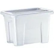 Italplast Storage Box with Lid 2L (Graphite)