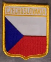 Embroidered International Patch National Flag of Czechoslovakia NEW bunting