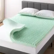 Best Price Mattress Topper Twin Egg Crate Memory Foam Aloe Vera Infusion Medium