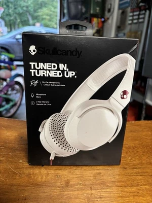 Skullcandy S5PXY-L003 Riff Wired On-Ear Headphones - White