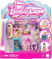 Mini Land Collectible Pet Boutique Playset with 1.5-Inch Doll, Pet Product
