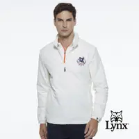 在飛比找PChome24h購物優惠-【Lynx Golf】男款防潑水內刷毛Lynx立體凸印長袖外