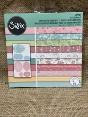 Sizzix Surfacez Paper Springtime Patterned Floral Pastel Multicolor 665421
