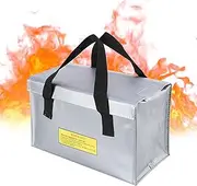 Battery Storage Bag Fireproof, Battery Guard Pouch, Portable Safety Boxes for Transportation, Wear-Resistant Charging Bag