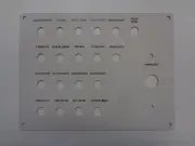 BLANK SWITCH PANEL OFF WHITE PLASTIC 7 1/4" X 5 1/2" 8904599 MARINE BOAT