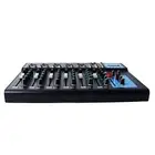 7 Channel Sound Mixer USB BT Clear Sound XLR 6.35mm Interfaces Sound Mix Set