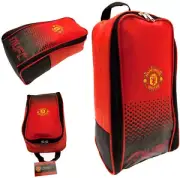 MANCHESTER UNITED F.C. BOOT BAG SCHOOL GYM SHIN PAD LFC SHOE BOOTBAG FD