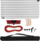 Water Fed Pole Kit, Solar Panel Cleaning Brush & Pole, Telescopic Water Fed Clea